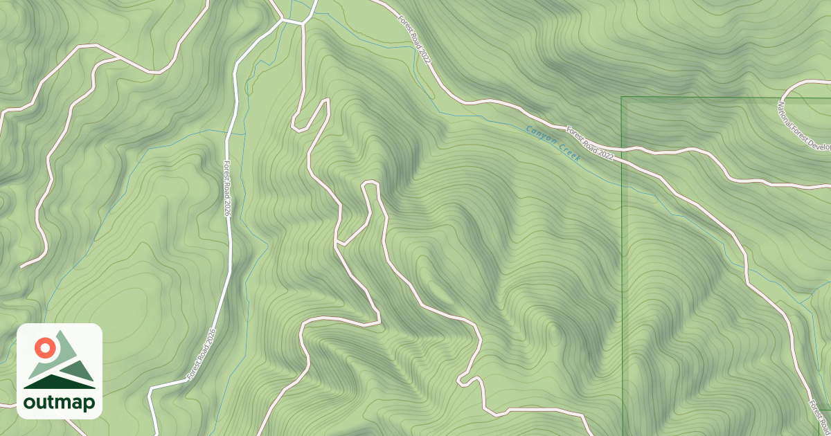 Map of OWL RIDGE RD