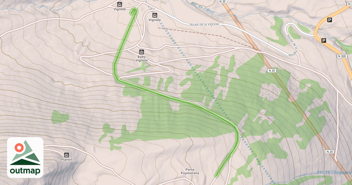 Map of La Traversée