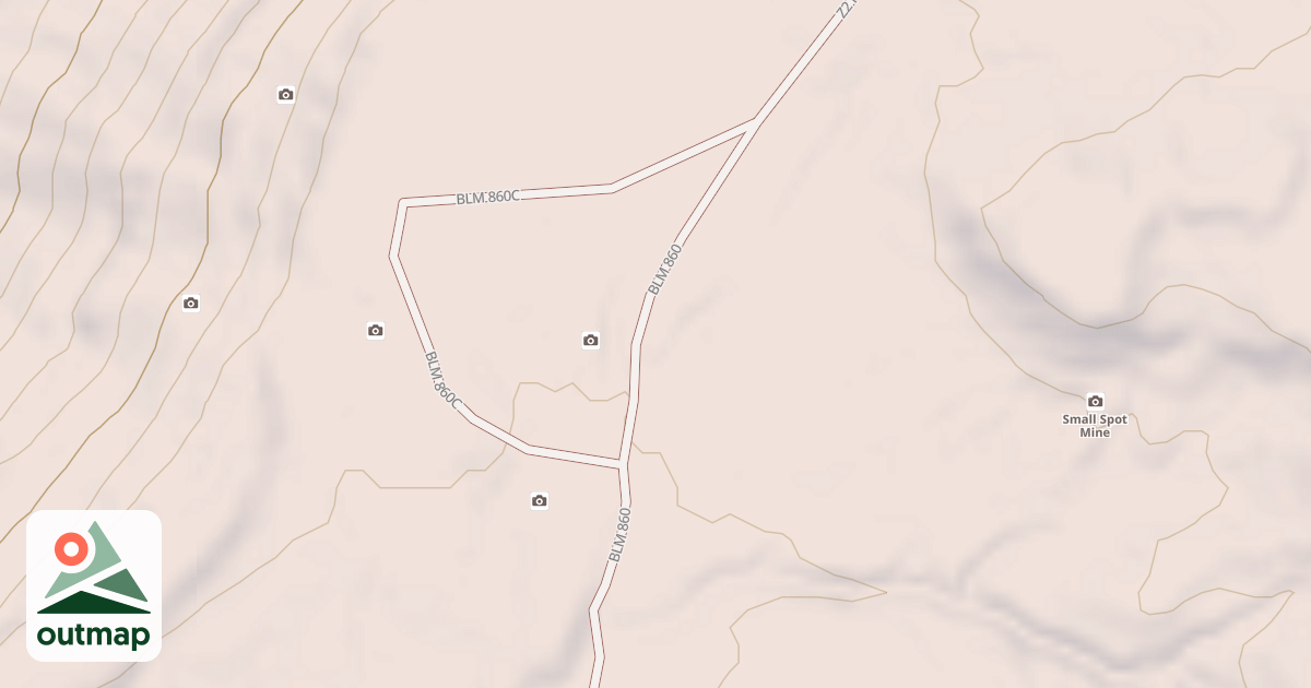 Map of BLM National GTLF Public Motorized Roads f5a8181b-d38e-4f4d-a291-5a191de53ac0