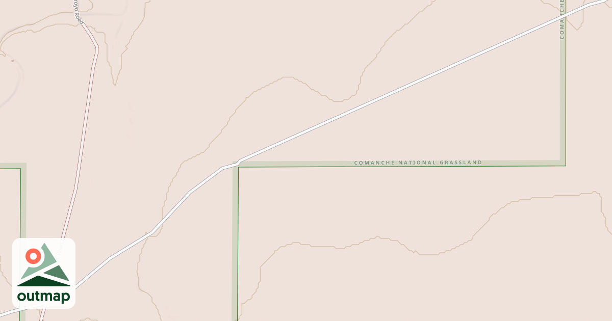 Map of CROOKED ARROYO B
