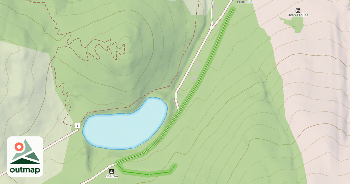 Map of P'tit Loup