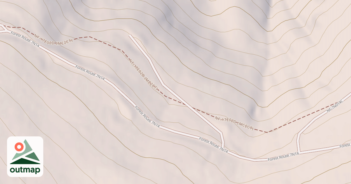 Map of USFS National Forest System Roads {343CA7B6-64DF-4416-8938-AB6B5059F960}