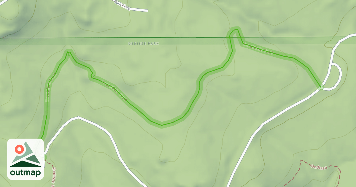 Map of Troutdale Trail
