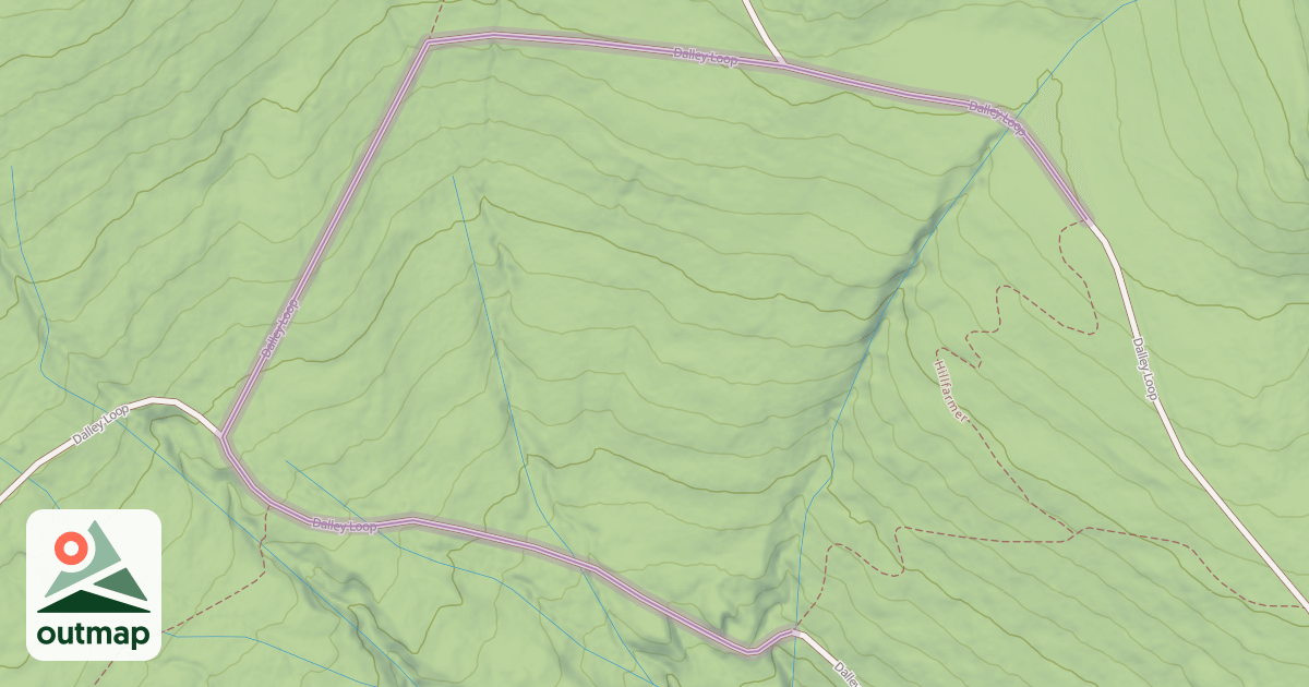 Map of Dalley Loop