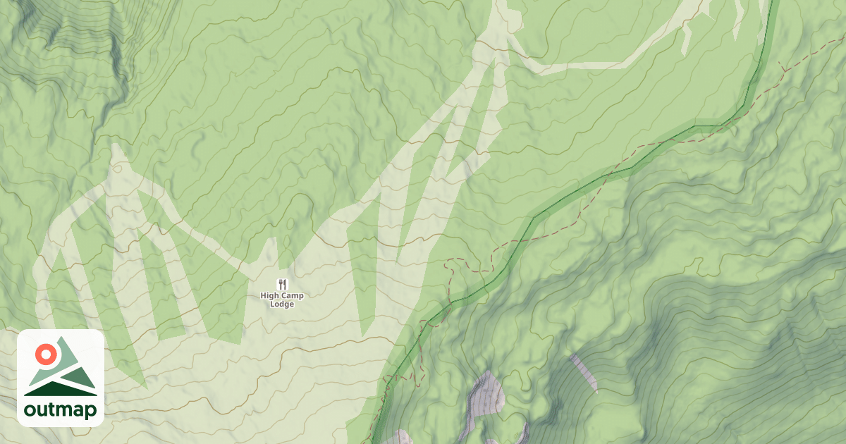 Map of Rib Eye (Ski Park)
