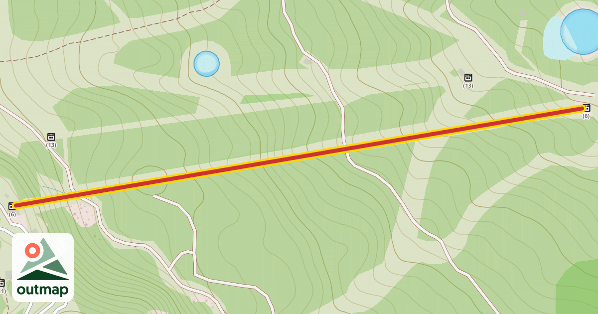 Map of (6) Skočine (Prača) šestosjed