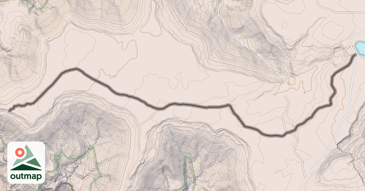 Map of Deadman Point Road