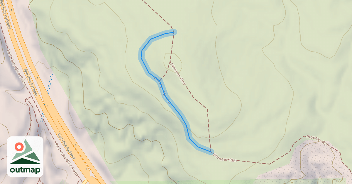 Map of Pioneer Rim Alt