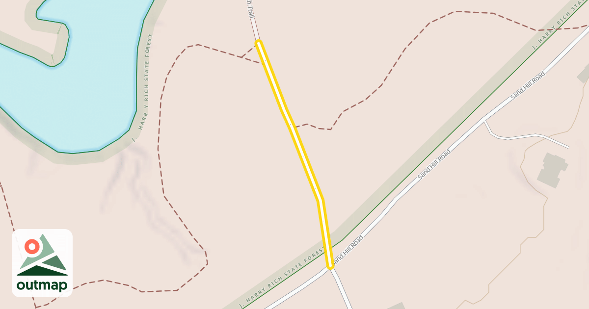 Map of J. Harry Rich Trail