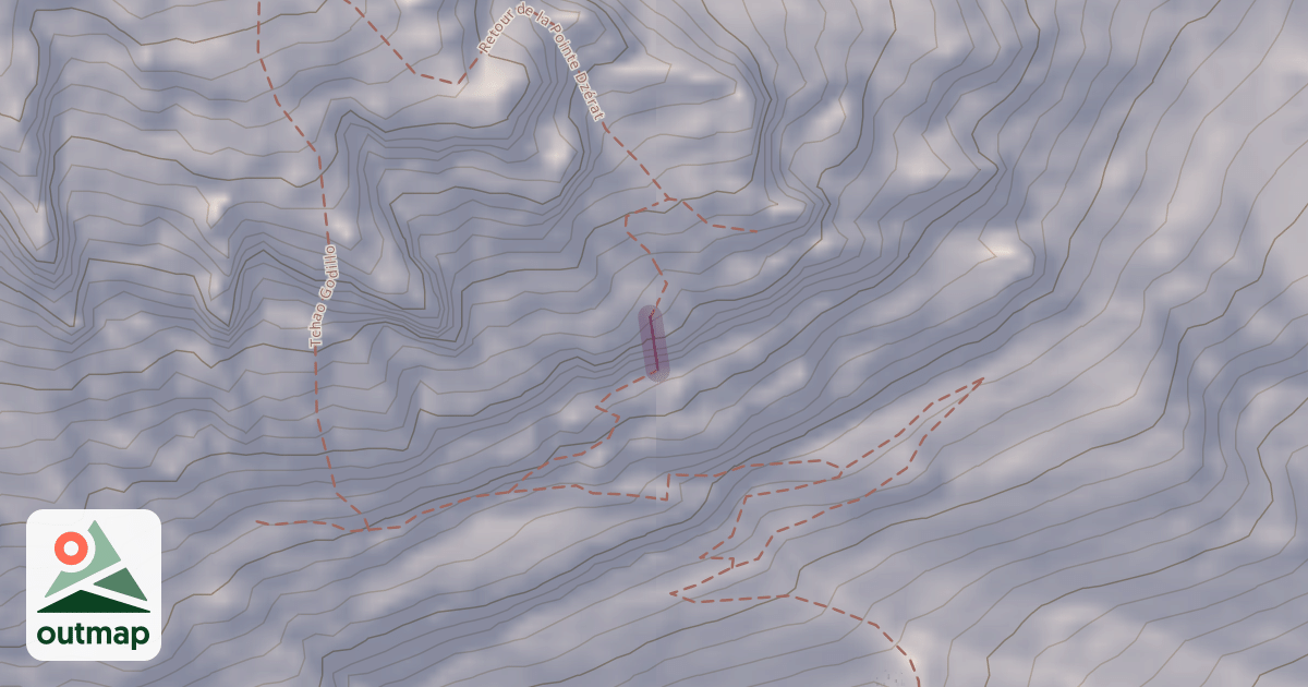 Map of Descente en rappel