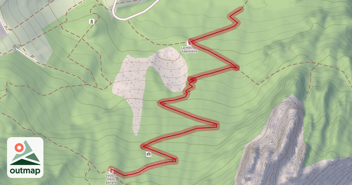 Map of Sentier Écologique