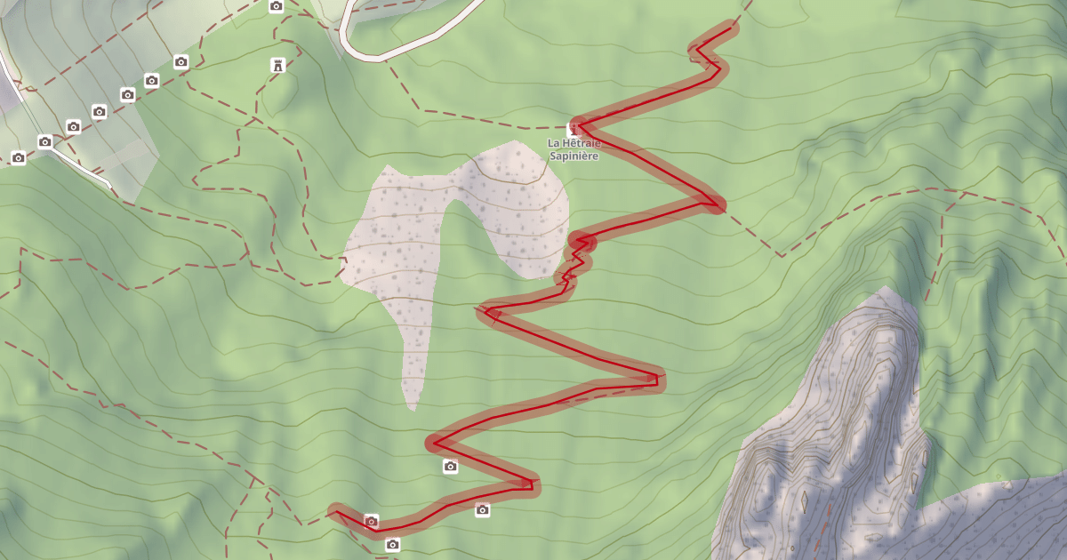 Map preview of Sentier Écologique