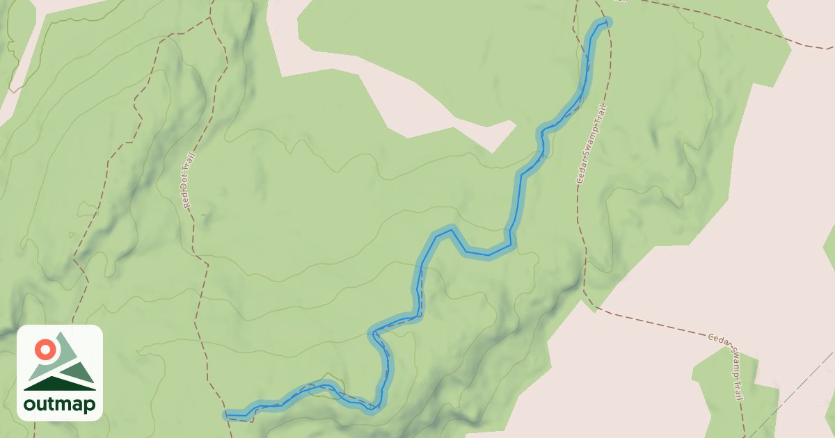 Map of Red Dot Cedar Connector