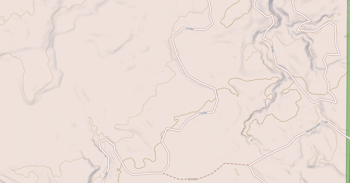 Map preview of Straight Arrows Trail