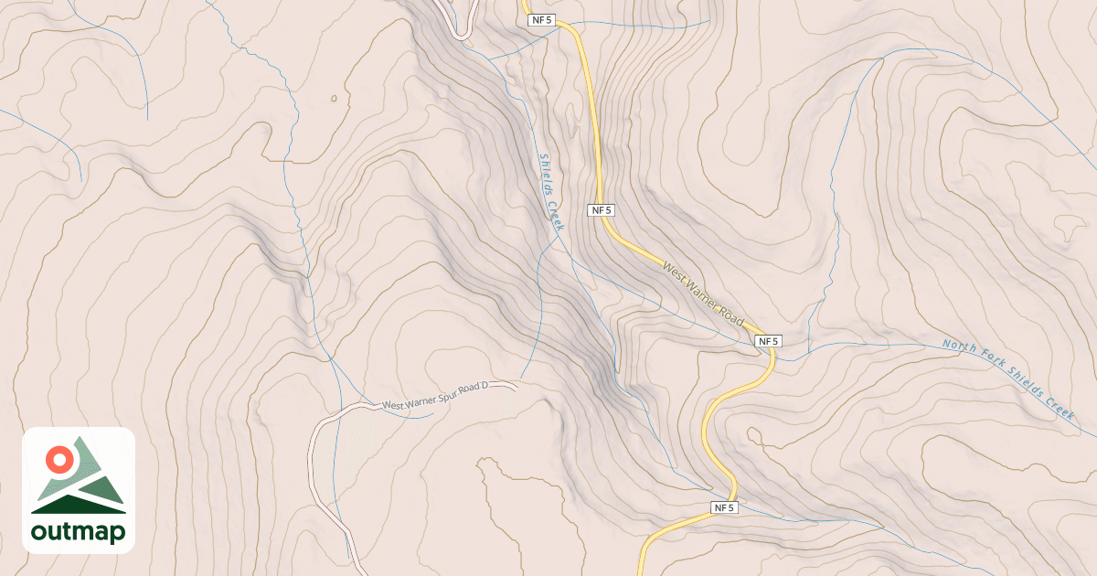 Map of FITZHUGH STATION SP