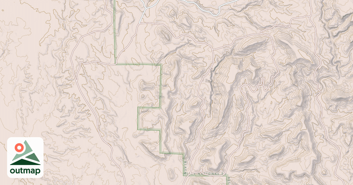 Map of RODERICK CANYON
