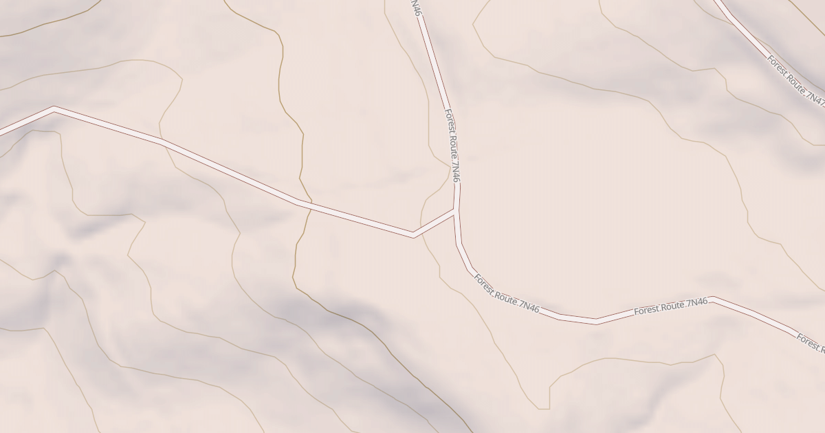 Map preview of USFS National Forest System Roads {00A604FB-B787-4D02-88AD-BDC8604DCC7D}