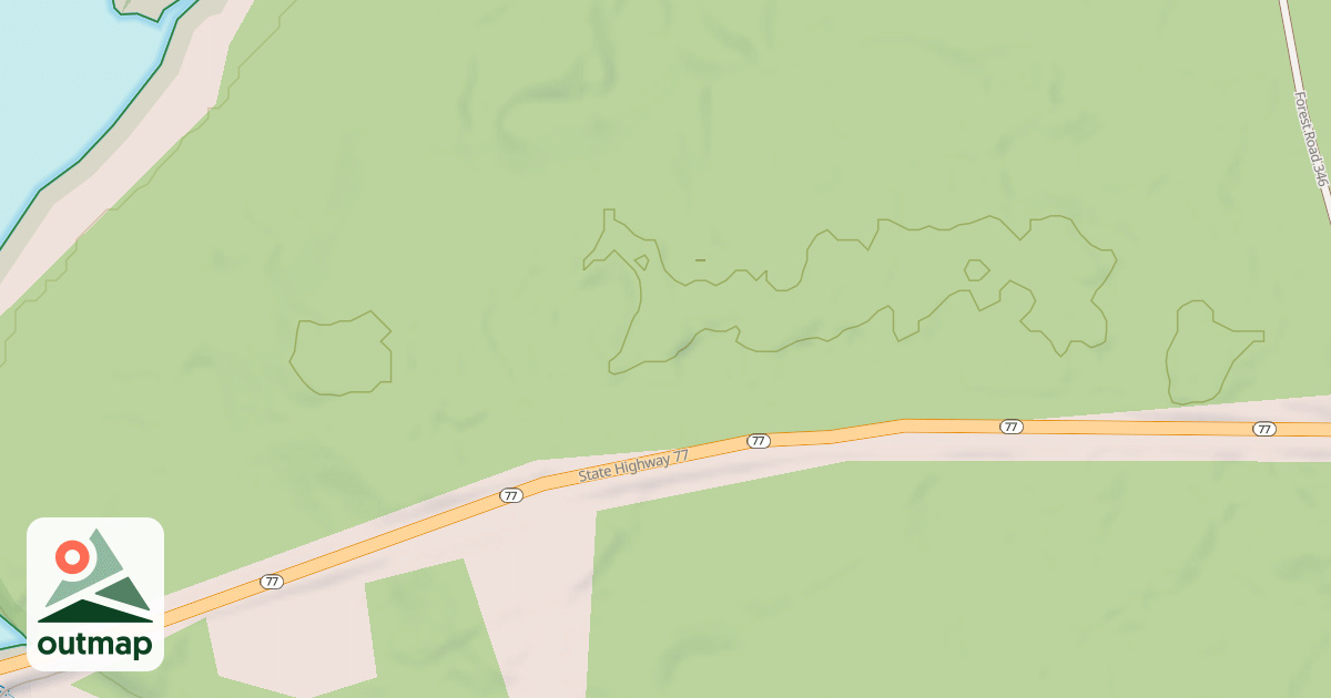 Map of USFS Motor Vehicle Use Map Trails 19612