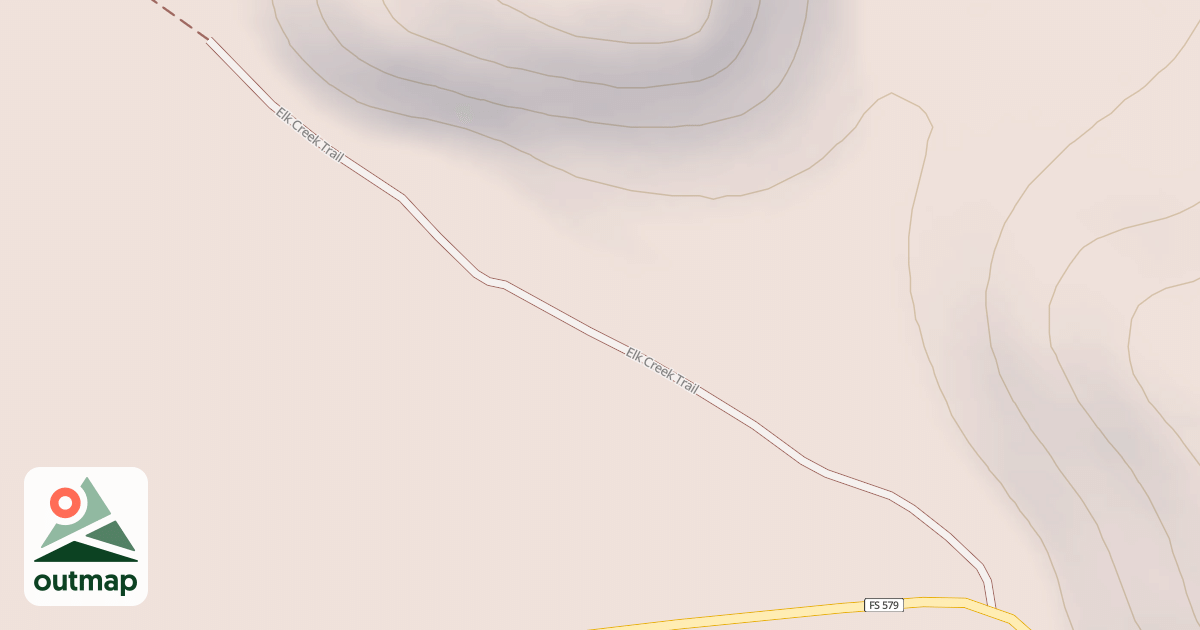 Map of CORDUROY MEADOWS / ELK TH