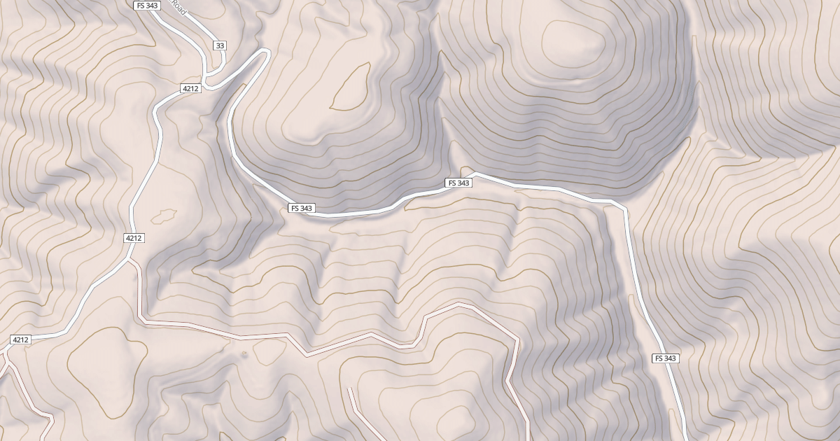 Map preview of FISH CREEK - LOLO CREEK