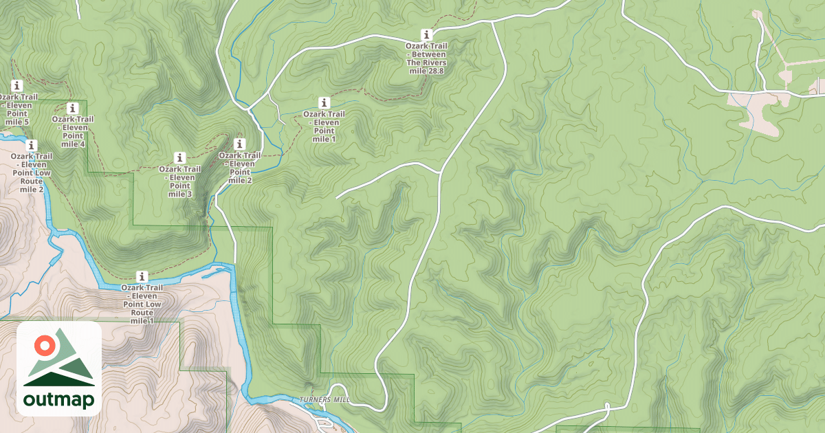 Map of TURNER MILL NORTH