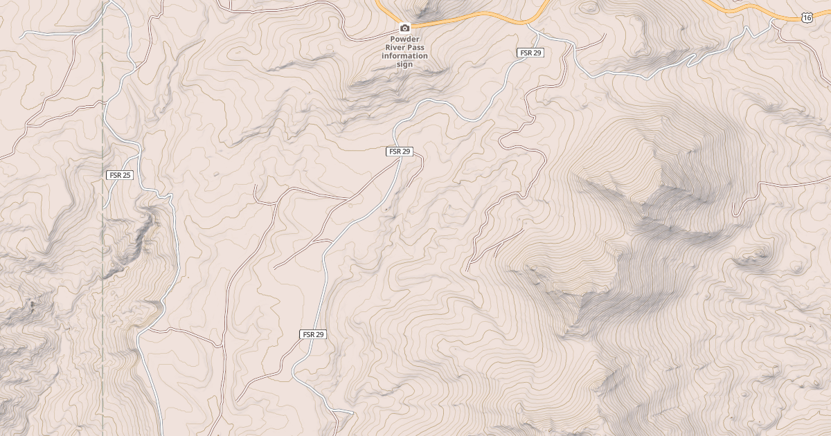 Map preview of N. FORK POWDER RIVER