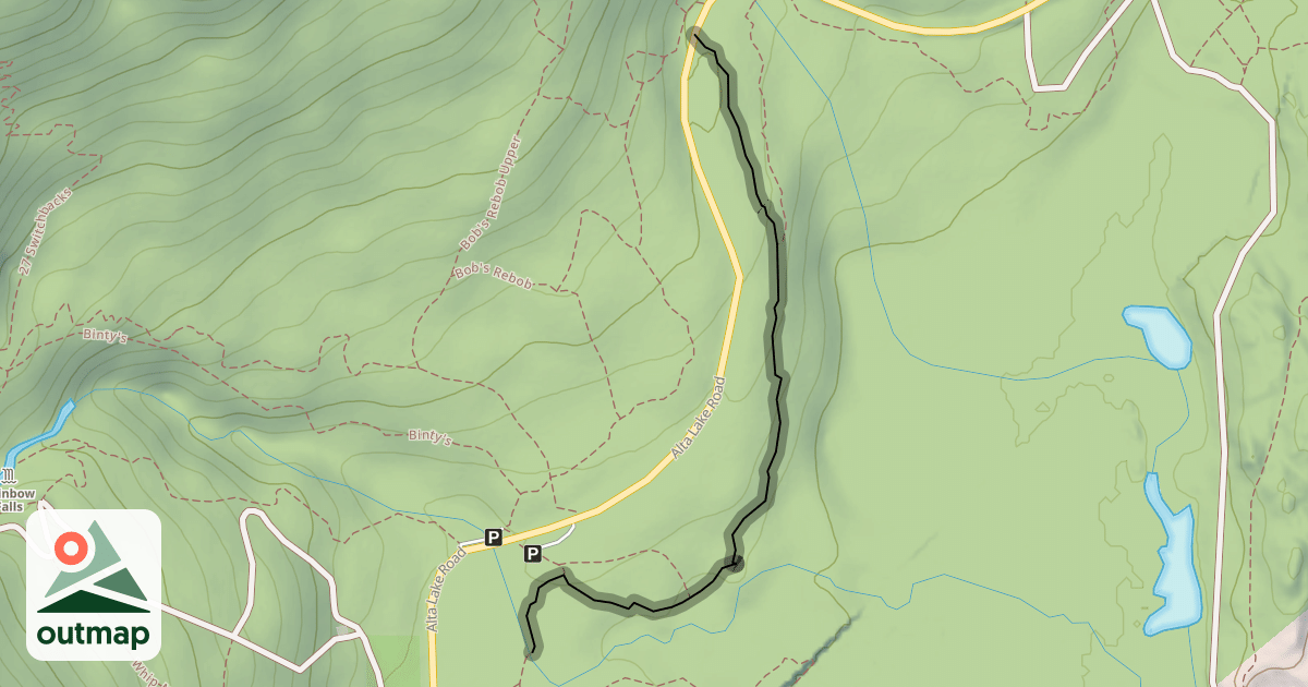 Map of A River Runs Through It/Bart's Dark Trail