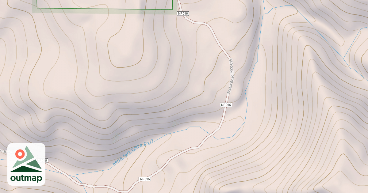 Map of CRANE CREEK