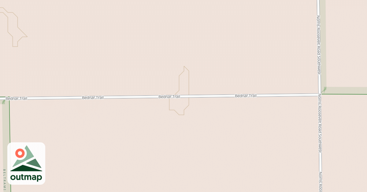Map of Warroad/Roseau Trails