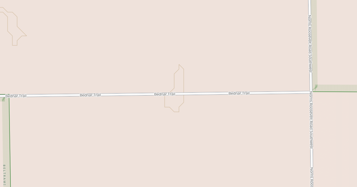 Map preview of Warroad/Roseau Trails