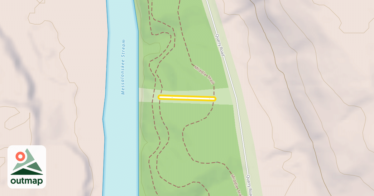 Map of Power Line Cut-Off