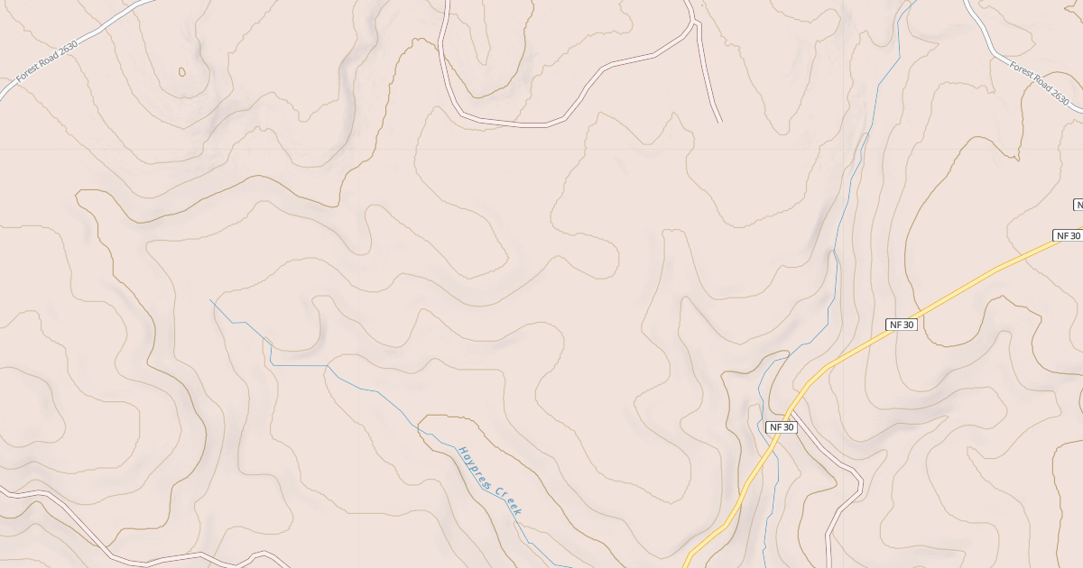 Map preview of USFS National Forest System Roads {B65A424F-D901-466E-A3A4-333CCF286EAD}