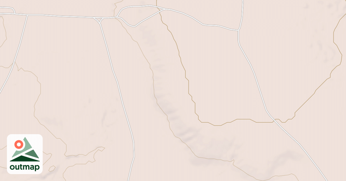 Map of Hackberry Trail System - Connector Trail
