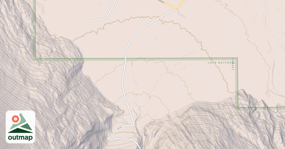 Map of EDDY RIDGE