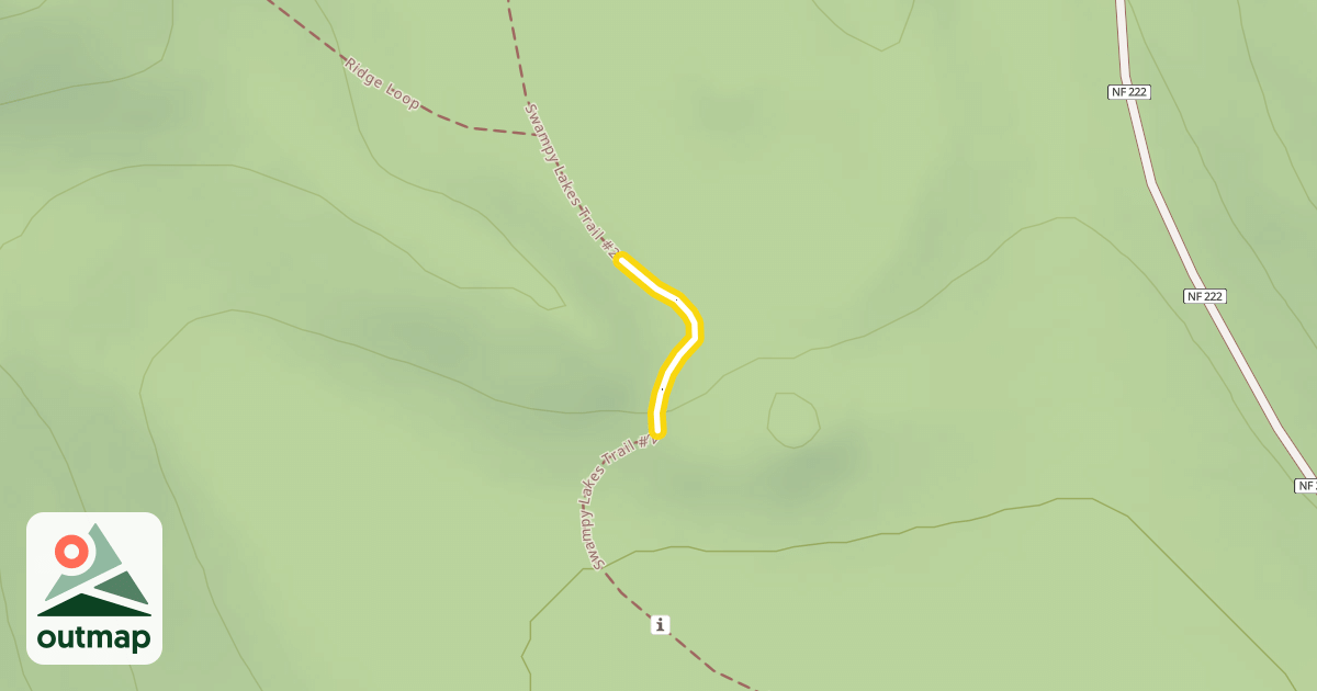 Map of Swampy Lakes Trail #23
