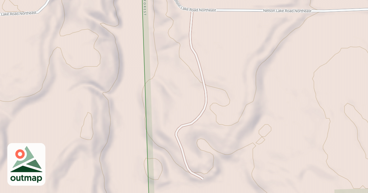 Map of NELSON LAKE SPUR E