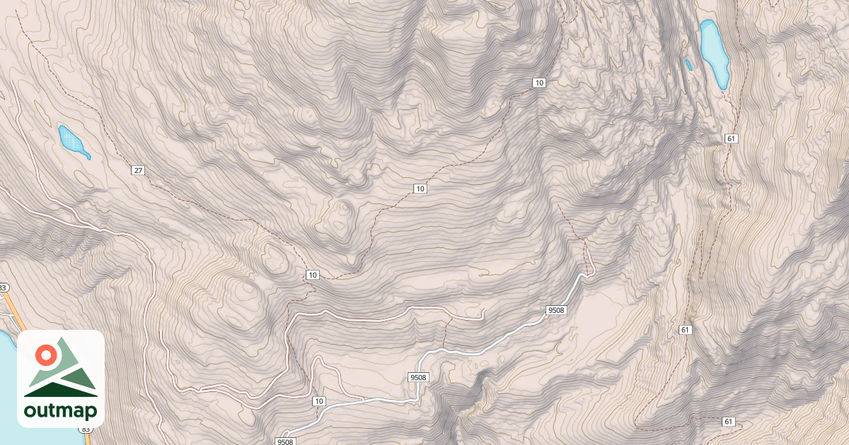 Map of Sixmile Lookout
