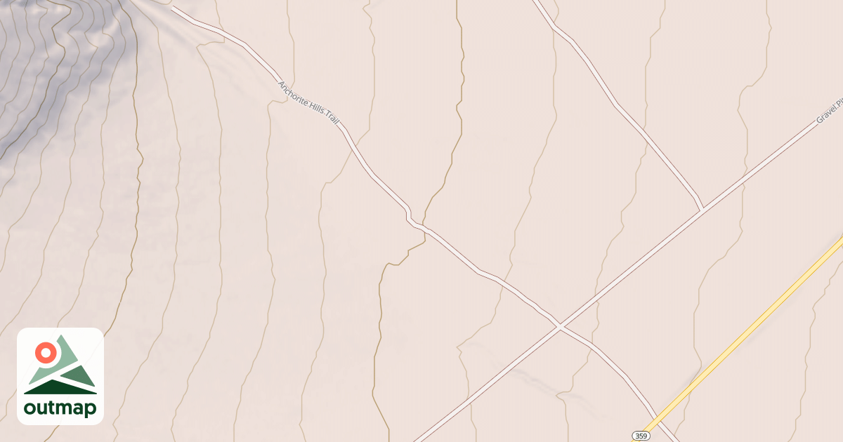 Map of ANCHORITE HILLS
