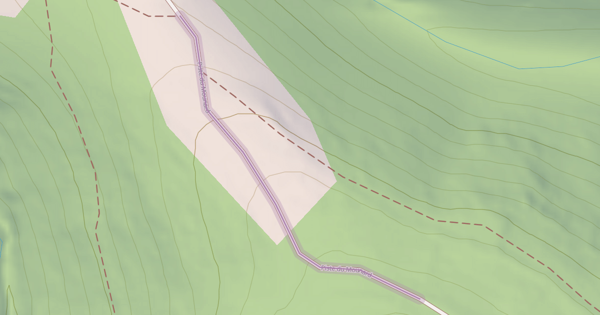 Map preview of Piste du Mounard
