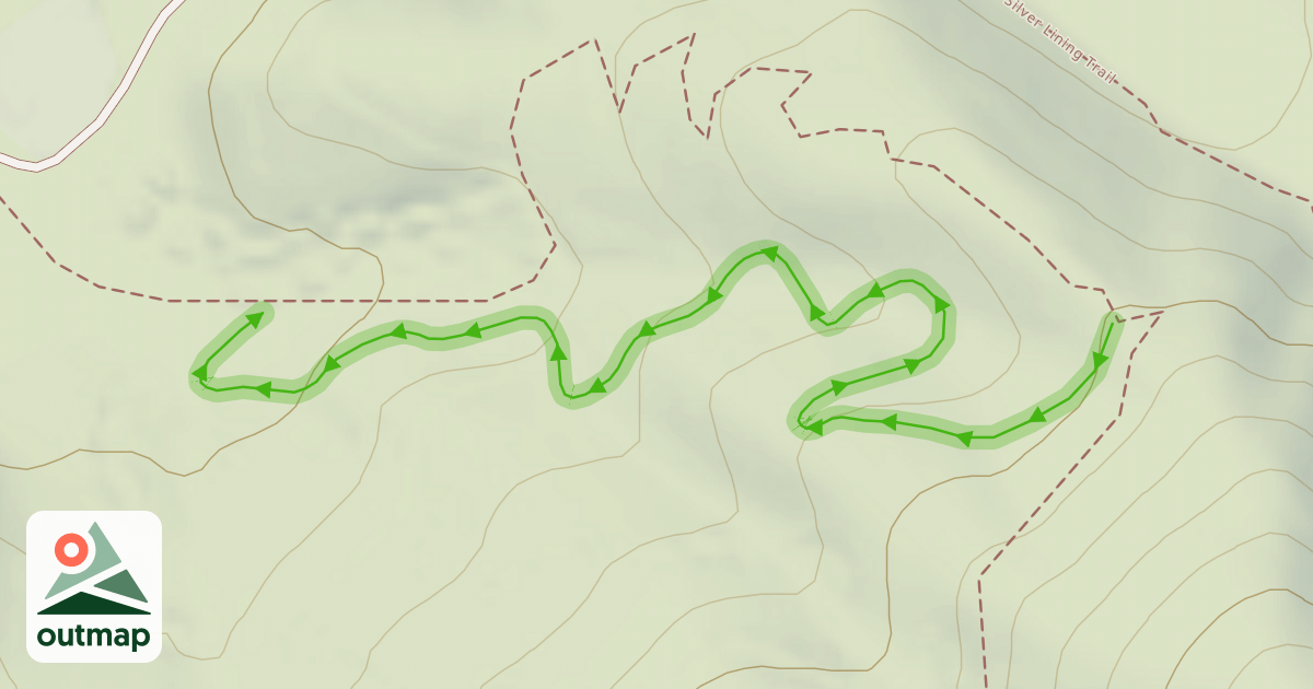 Map of Flow Trail - Green