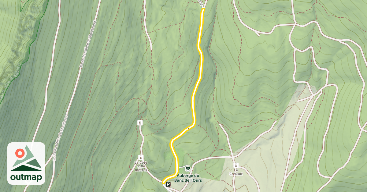 Map of Route de Nave