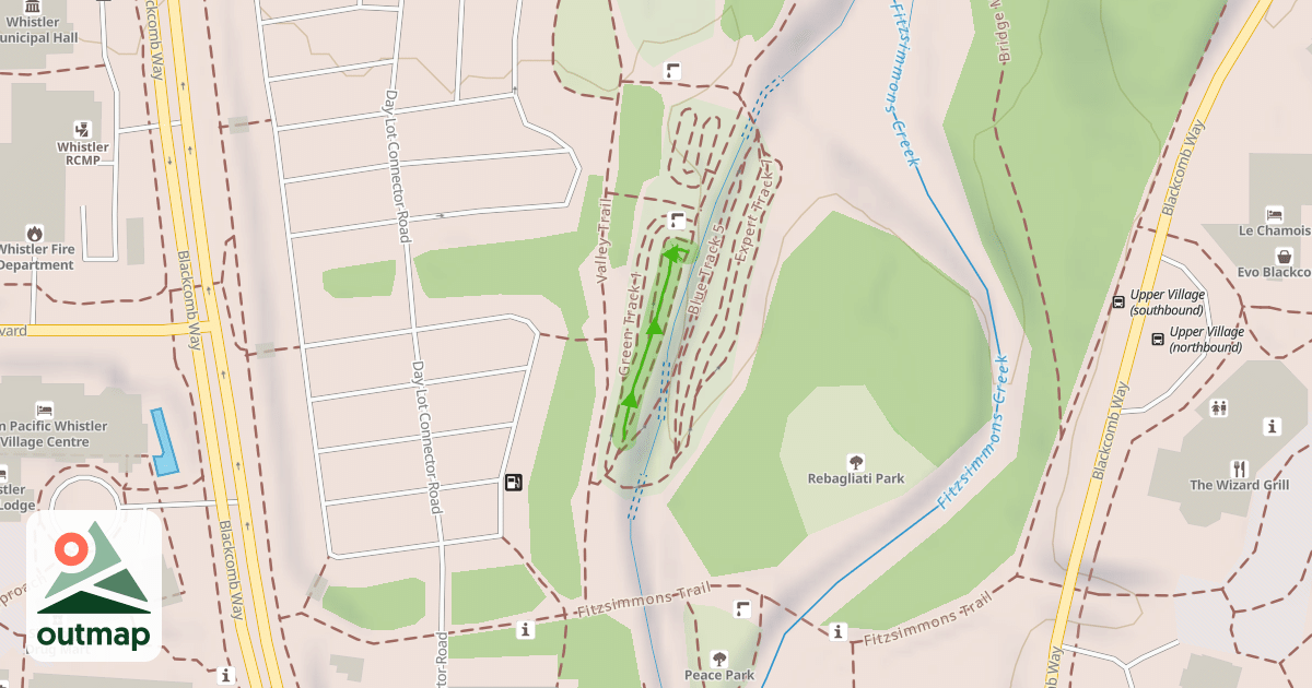 Map of Green Track 4