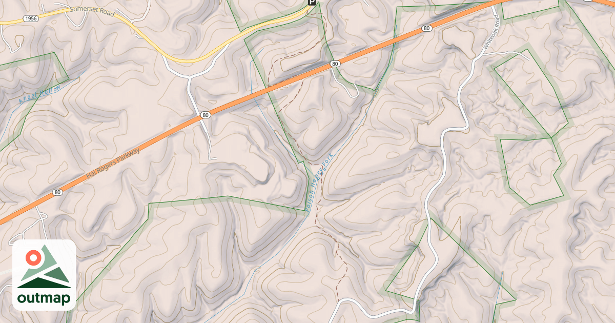 Map of USFS Motor Vehicle Use Map Trails 20632