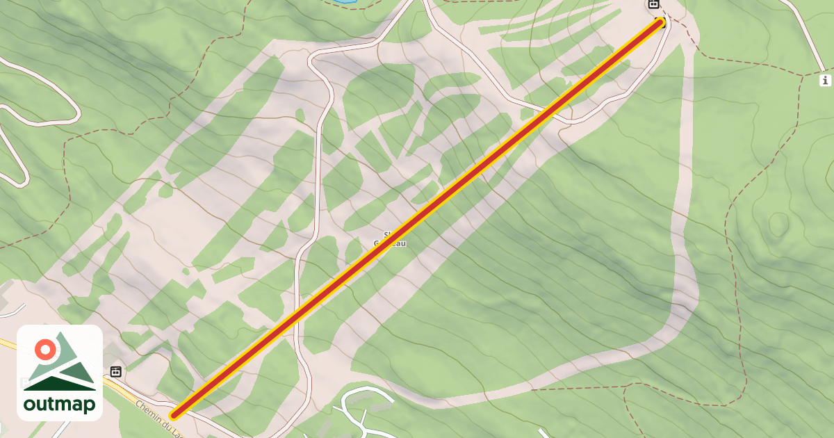 Map of Télésiège quadruble