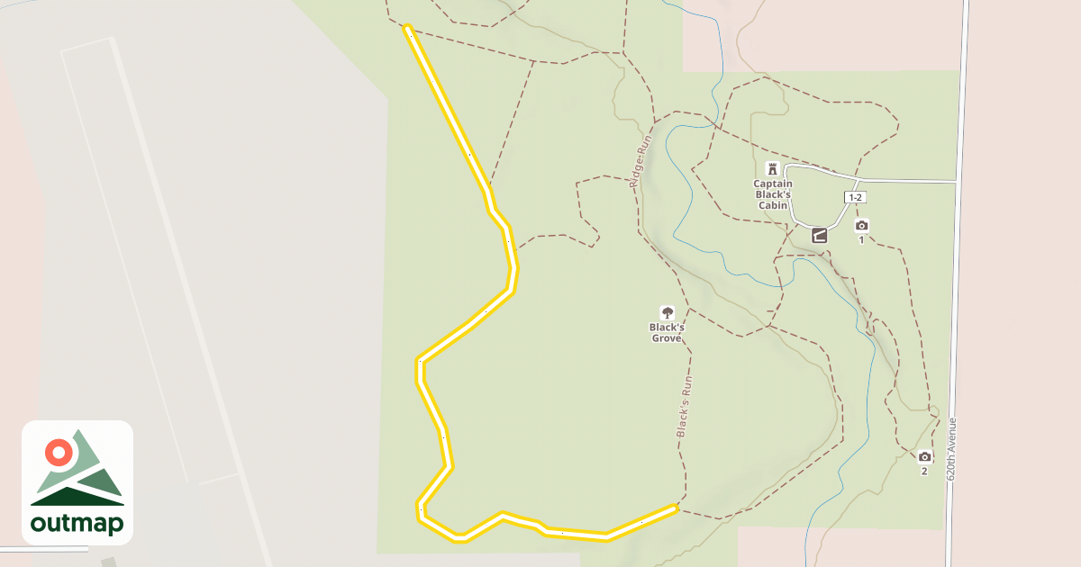 Map of Sunset Run