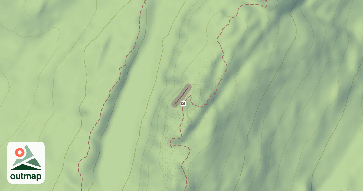 Map of Climbing Crag