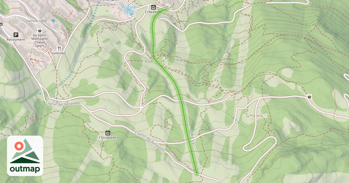 Map of 4 Fontaines