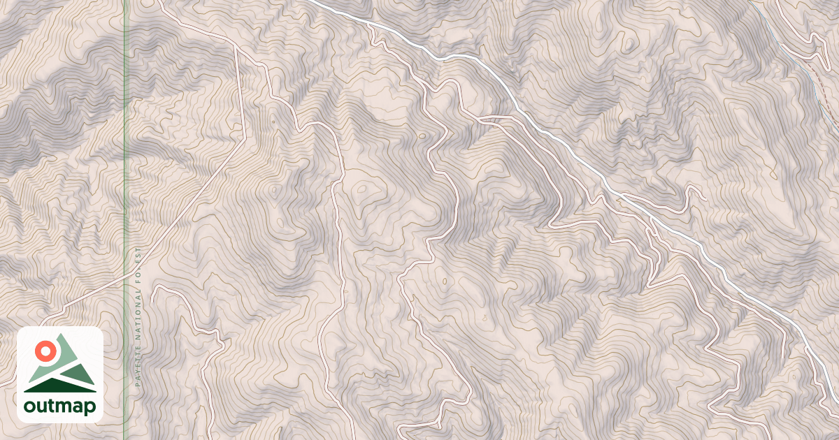 Map of MONROE CREEK