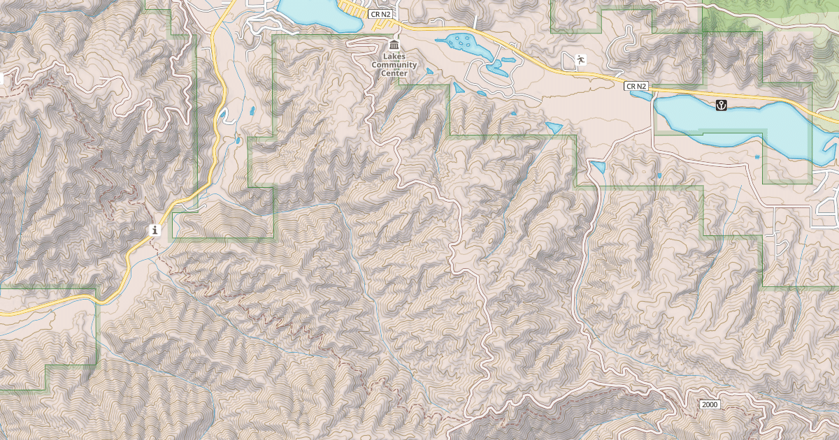 Map preview of LAKE HUGHES TRUCK TRL