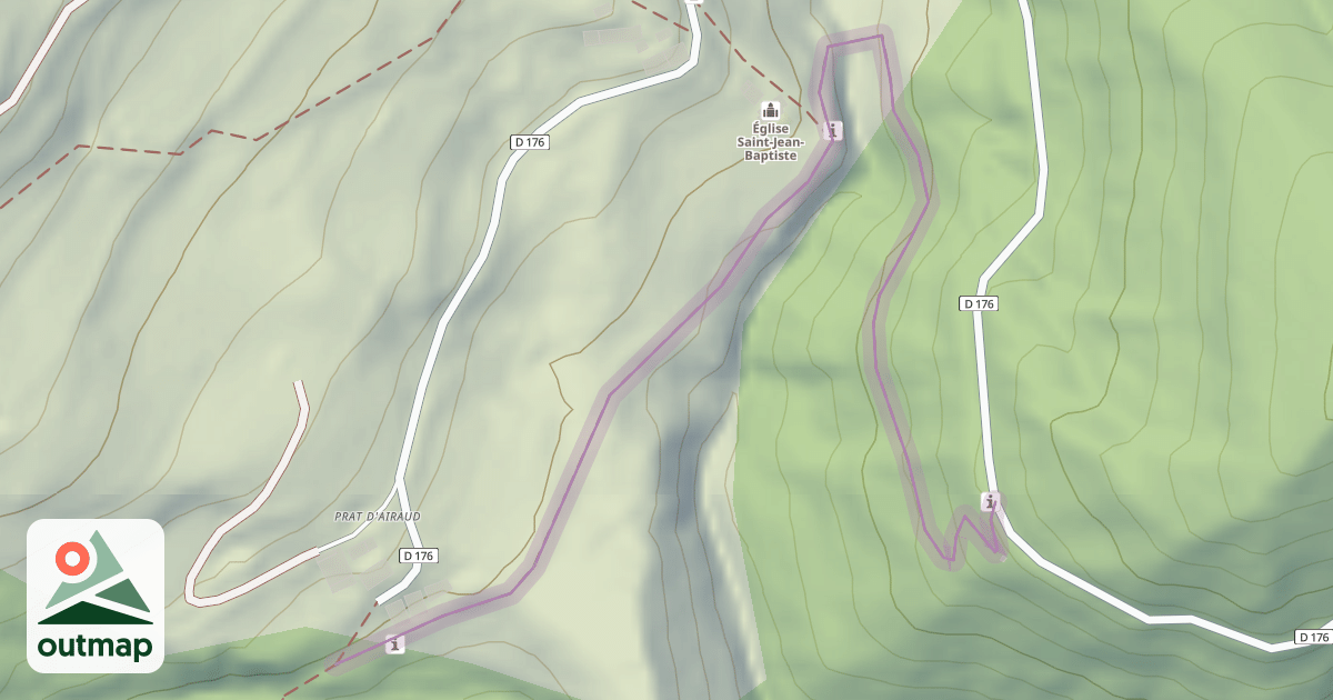 Map of Sentier La Traverse